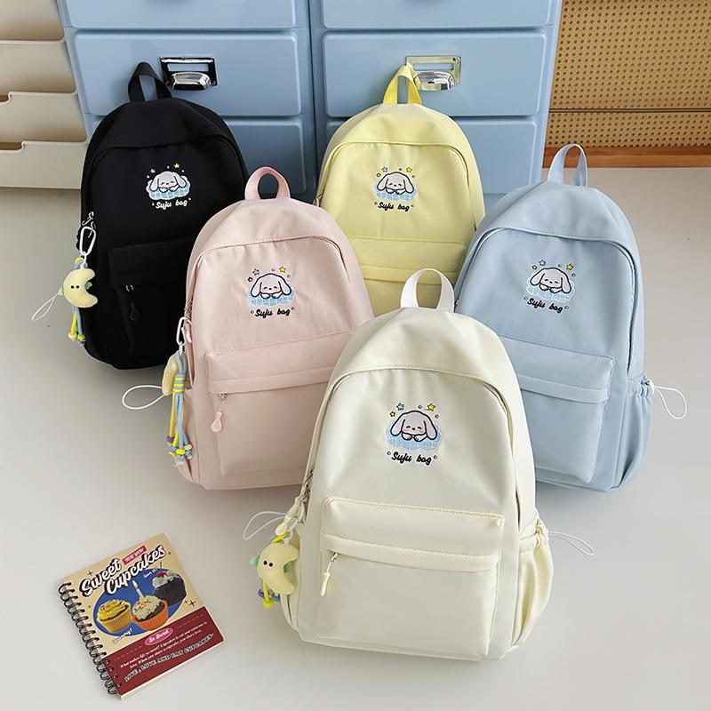 Schoolbag new Korean version junior high school student backpack women's casual simple schoolbag women's fashion large-capacity high-value backpack