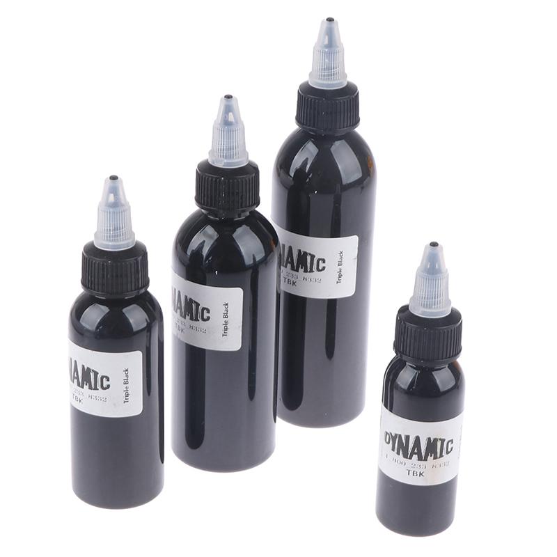 

30/60/90/120Ml Black Tattoo Ink Set Pigment Bottle Permanent Makeup Colors 30ML