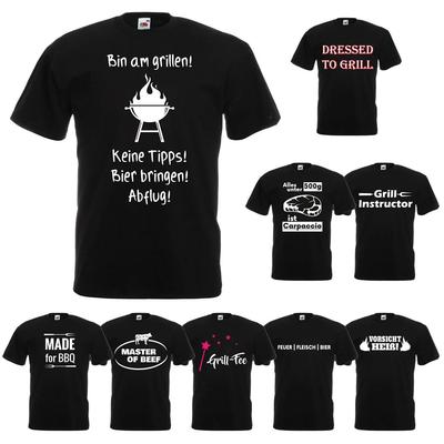 Personalized Camping Party BBQ Grill Chef T Shirt New 100 Cotton Short Sleeve ONeck Tshirt Casual Unisexs Top