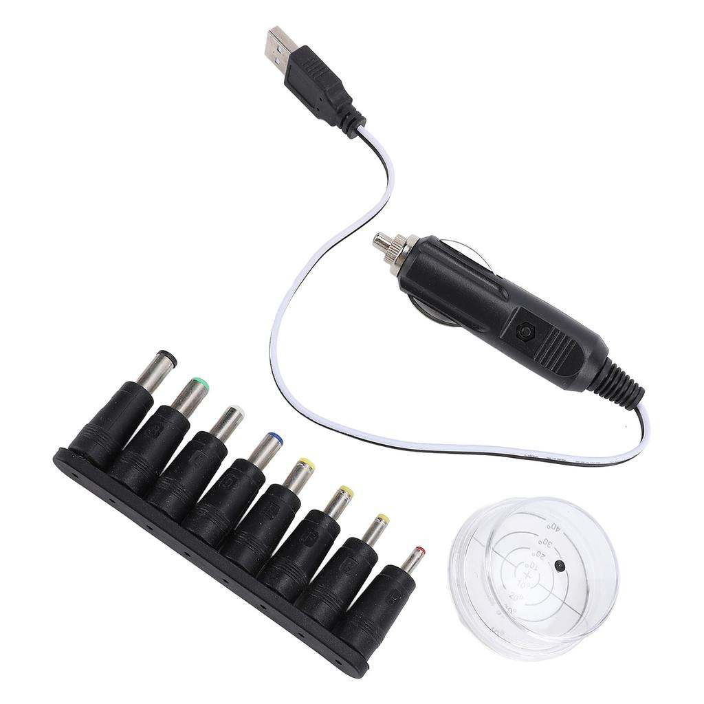 8Pcs Solar Panel Adapter Connector with Testing Line and Light Angle Meter A H Type Easy to Use for Car RV Golf Cart