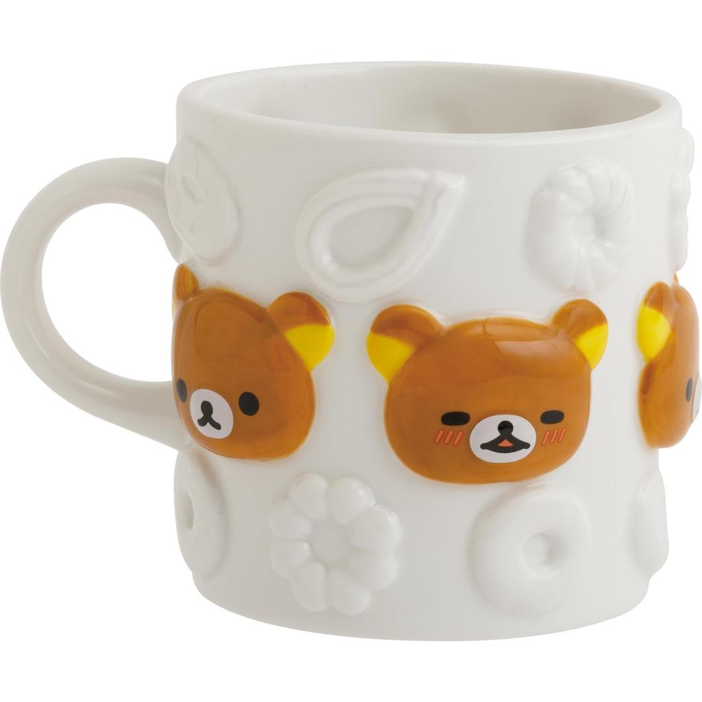 San-X Rilakkuma "Rilakkuma x Mister Donut" Mug, Rilakkuma TK23501, H90 x 90mm