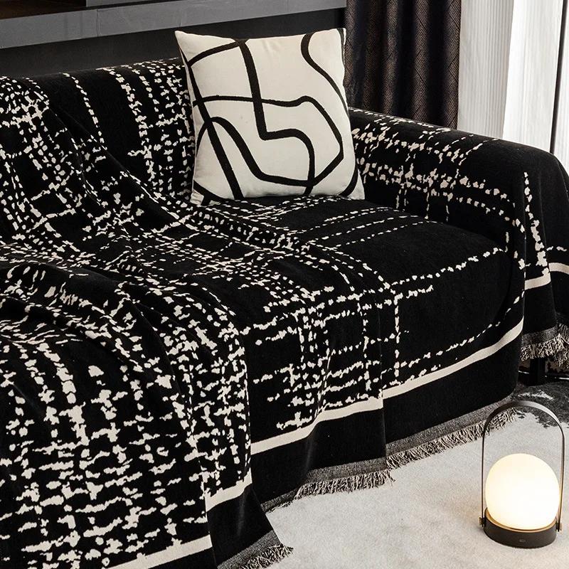 Chenille Annual Ring Sofa Cover Cloth One Towel Multi-use Simple Ins Sofa Towel One-piece All-inclusive Sofa Cover