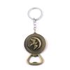 Classic Movie Dragon Shape Keychain Wolf Head Pendant Fashion Trend Bottle Opener Keyring for Fan Collectible Accessories