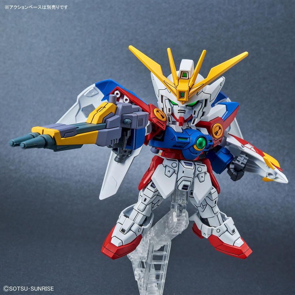 SD Gundam EX Standard Mobile Report Gundam W Wing Gundam Zero plastic model color-coded