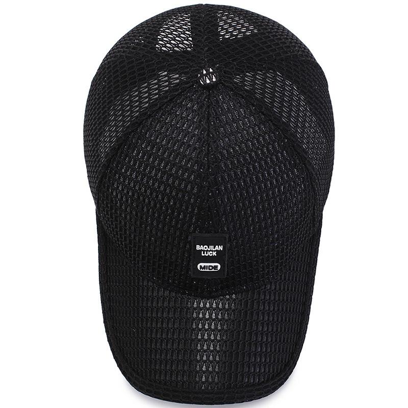 Hat Men's Summer Outdoor Baseball Cap Korean Version Sunscreen Sun Hat Summer Cold Hat Mesh Hat Sun Hat Peaked Cap