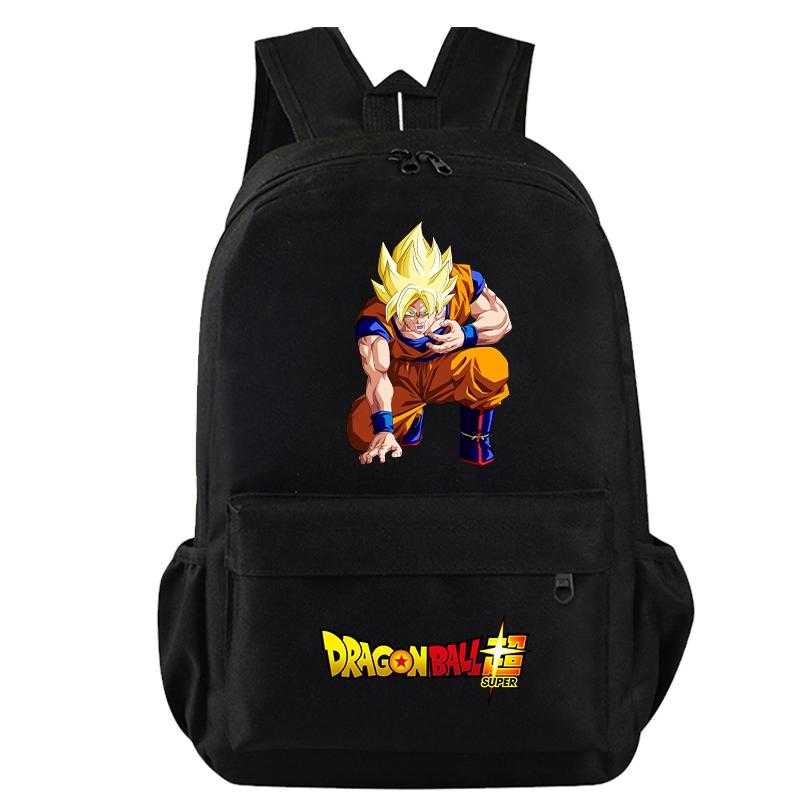 Anime Dragon Ball Printed Boy Girl Schoolbag Student Boy Girl Schoolbag Document Bag Children Teenager Breathable Bagpack Waterproof School Bag
