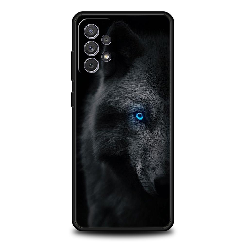 The Wolf Phone Case For Samsung Galaxy A55 A53 A51 A35 A33 5G A31 A25 A23 A21s A15 A13 A11 A41 A73 A71 A05 A03s S8 S9 Plus Cover