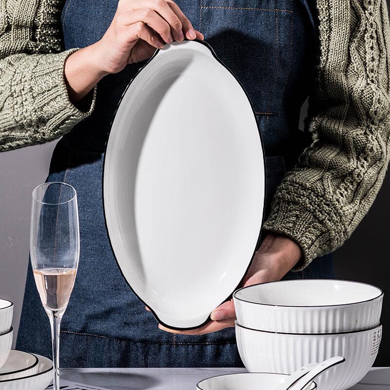 8-inch Nordic Style Ceramic Deep Plate