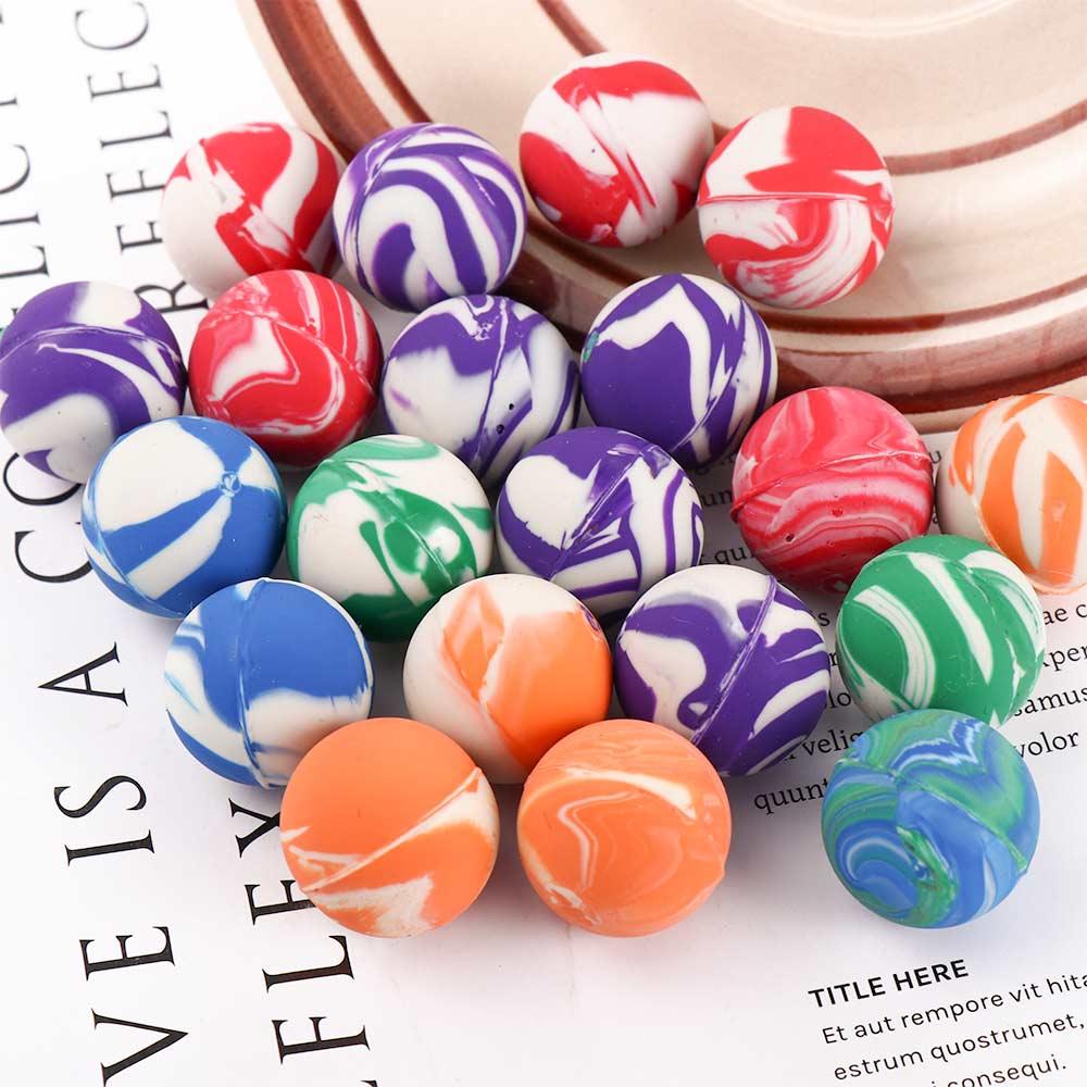 Games 20mm Elastic Mini for Child Bouncing Balls Swirl Bouncing Balls Jumping Balls Rubber Ball