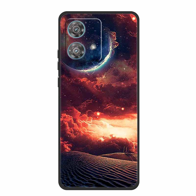 For Motorola Edge 40 Neo Case Animals TPU Soft Silicone Phone Cover for Moto Edge 40 Neo 5G Edge40 Neo Shockproof Wolf Fundas