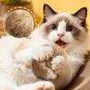 Katten Speelgoed Imitatie Konijnenbont Bal met Kattenkruid Geur Binnen Oefening Spelen Wasbaar Kunstbont Kattenkruid Speelgoed Bal
