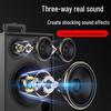 Soaiy SA-X23 High-Power 15-inch Outdoor Bluetooth Karaoke Speaker CN plug (adapter included)
