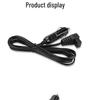 In-Stock Car Refrigerator Power Cord - 12V/24V Compressor Line with C-Shaped Big Head