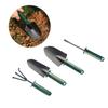 1/4pcs Non-Slip Handle Gardening Shovel Fork Rake Kit Small Hanging Hole Design Plants Shovel Metal Portable Three-tooth Harrow