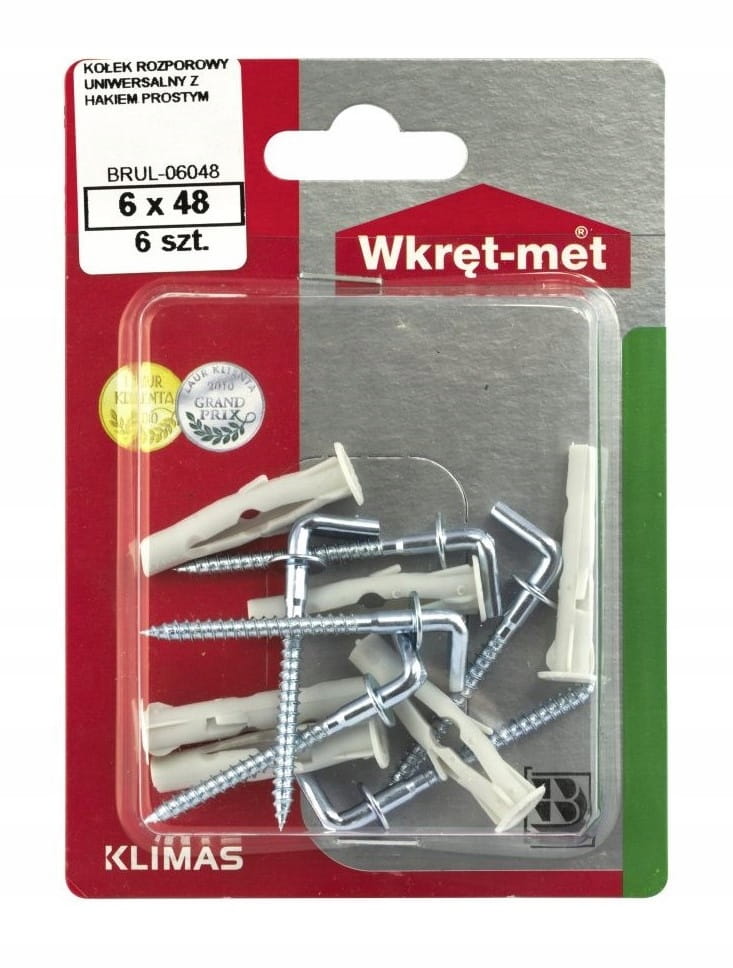 Universal Pegs with Straight Hook