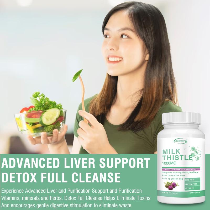 Milk Thistle Extract - Supports Digestive System and Detoxification