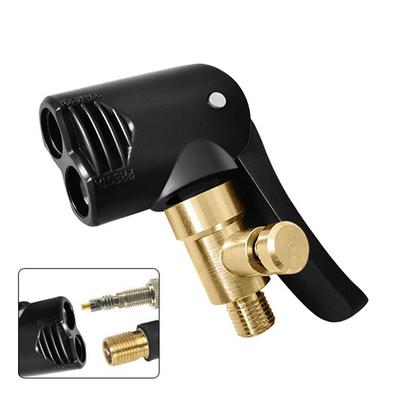 2/1PC Bicycle Air Nozzle Brass Portable Inflatable Pump Bike Tire Air Chuck Pump Valve Connector Adapter Tyre Wheel Valve Parts