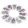 12 Sheets Temporary Tattoos Stickers Waterproof Fake Tattoos Arm Chest Shoulder Body Sticker for Women Men