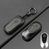 AXX2   Leather Car Key Case Cover Shell Holder Bag For Mercedes Benz 2022 C S Class W206 W223 S350 C260 C300 S400 S450 S500 Accessories