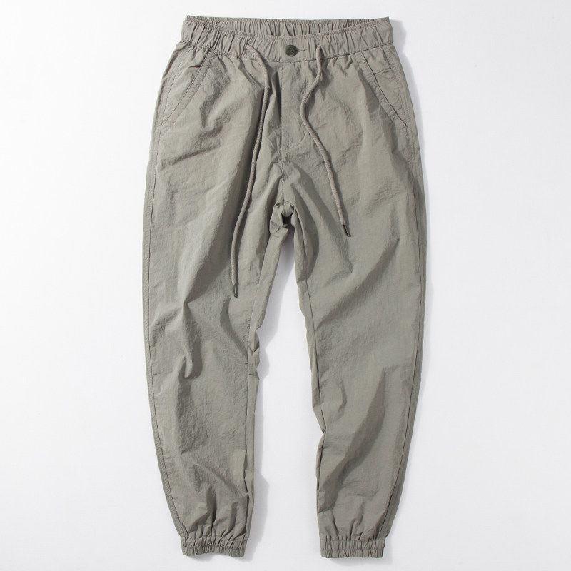 Fashion Brand Minimalist Casual Stretch Ice Silk Quick-Drying Pants