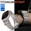 Luxury Titanium Strap for Apple Watch Ultra 3 Band 49mm Metal Band for Iwatch Series 11 10 9 8 7 6 5 4 SE3 44mm 46mm 45mm Correa