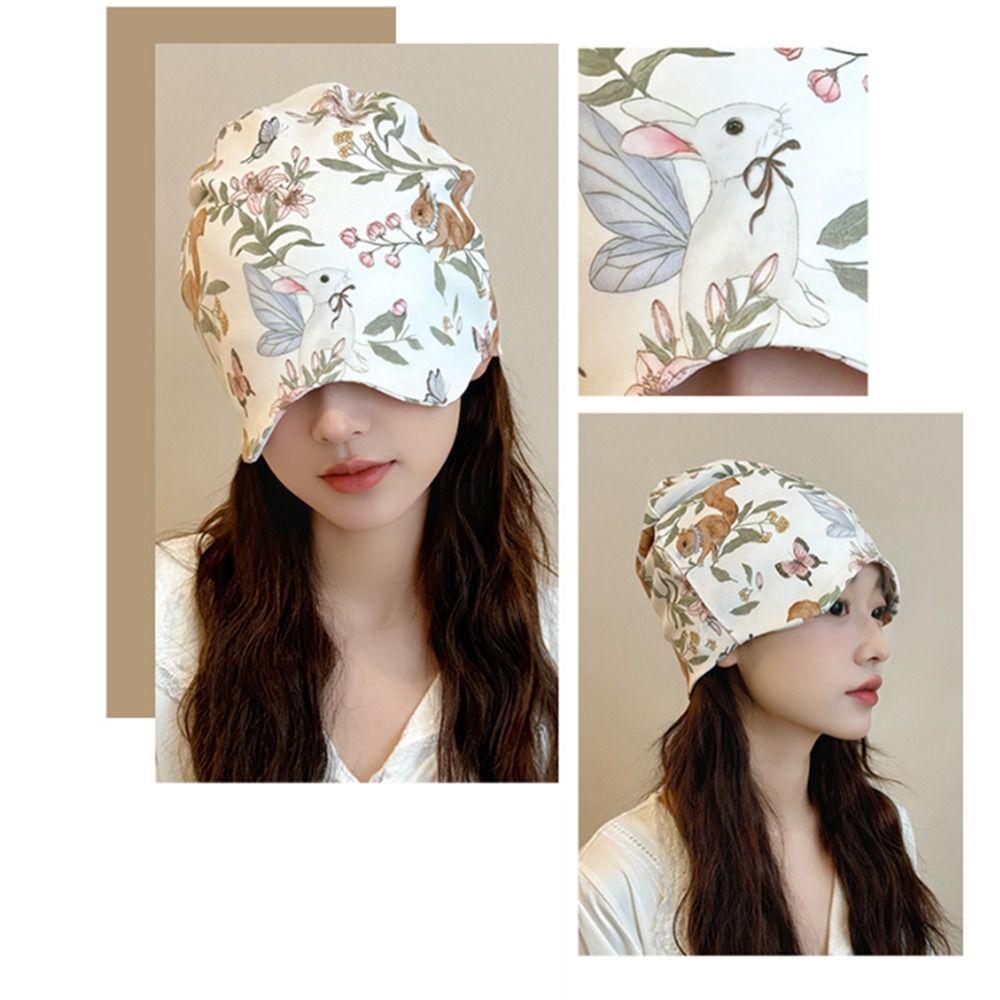 Breathable Maternal Headscarf 2in1 Women's Sleep Cap Postpartum Cap Postpartum Confinement