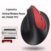 Ergonomic Tri-Mode Silent Vertical Mouse with 2.4G Wireless & Charging Capability