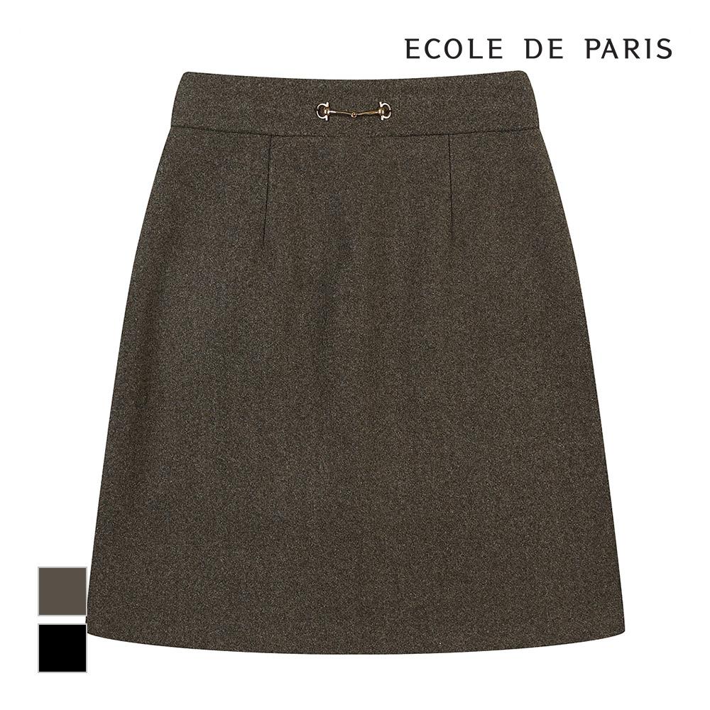 ECOLEDEPARIS Gold Embellished Skirt_Zb2Zwsb062Z