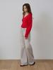 Kkomma Cmj13 Soft Beige Wide Straight Pants
