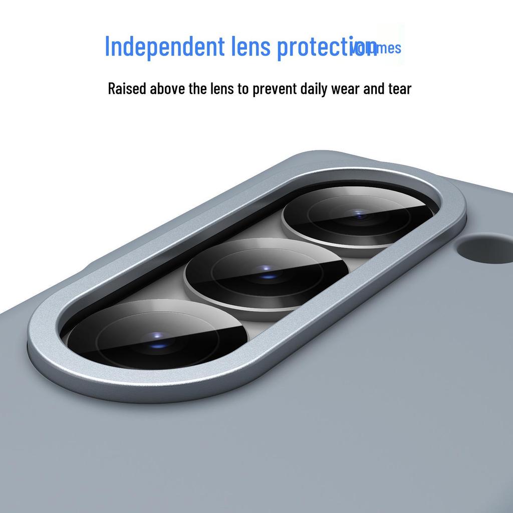 Samsung Z Fold7/6 Case: Cross-border Compatible, Folding Screen, Pure Color, Skin-Feel Design with Stylus Holder