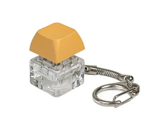 Keyboard Multi-Color Keychain Funny Pass The Boring Time Executive Desk Toy Keyboard Clicker Toy Relaxing Toy For Adults Kids
