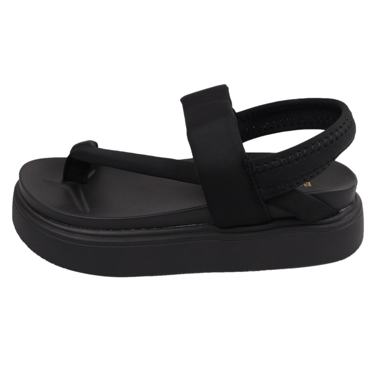 

Женские туфли для пляжной вечеринки на толстой подошве 40 чёрный