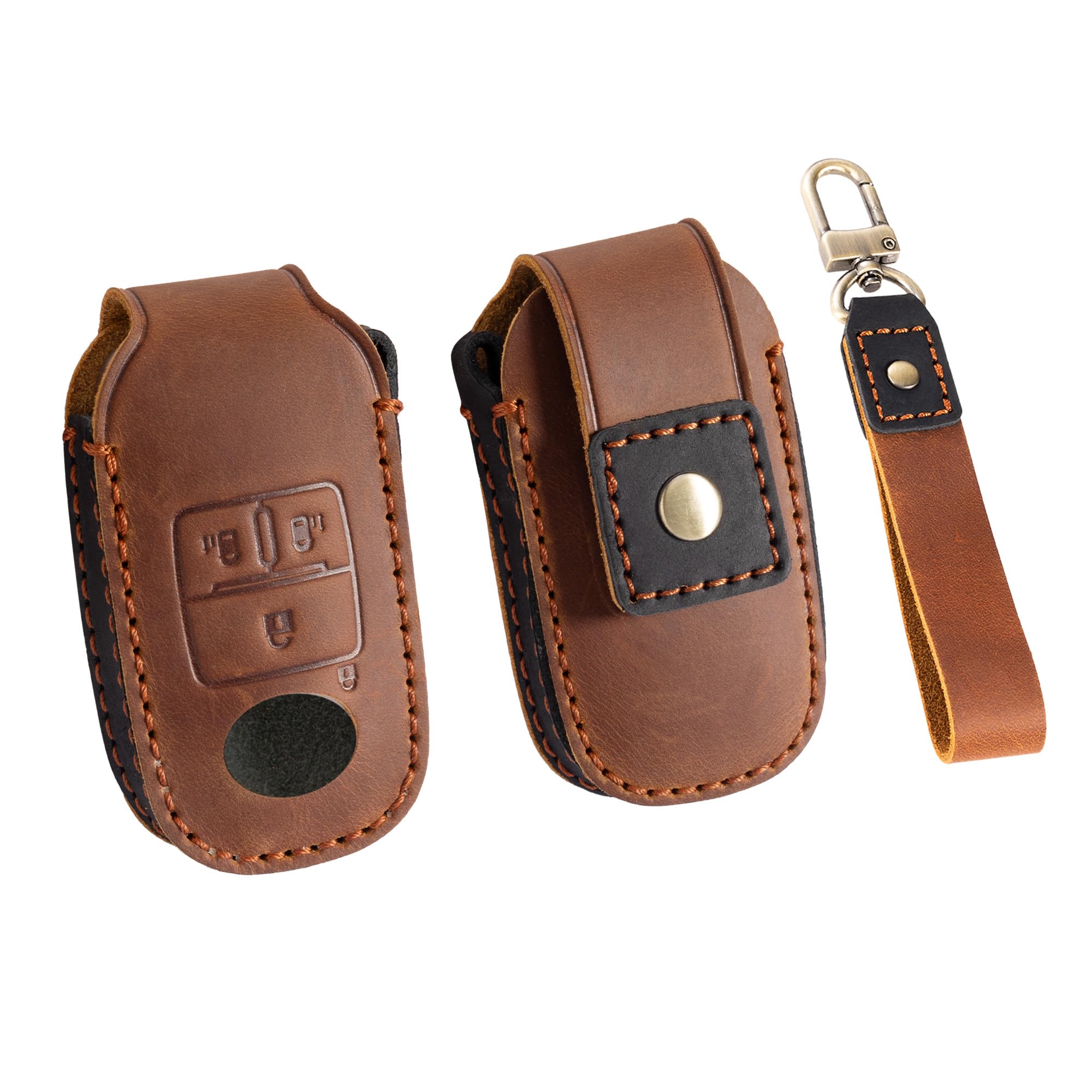 [PIMOHI] Key Case Mart Key Case Key Cover Tanto Key коричневый