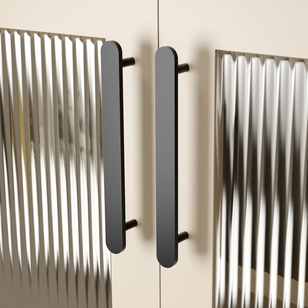 JOYLIFE Solid Brass Cabinet Pulls Modern Minimalist Handles French American Style Drawer Pulls for Wardrobe Kitchen