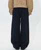 Moa Fade Cotton Wide Pants (Black)