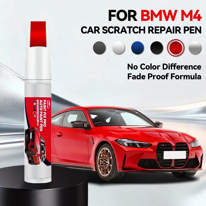 Car Dedicated For BMW M4 Car Paint Repair Pen Touch Up Scratch Remover DIY Auto Accessories Black 475 Blue P5T Gray B39 Orange G