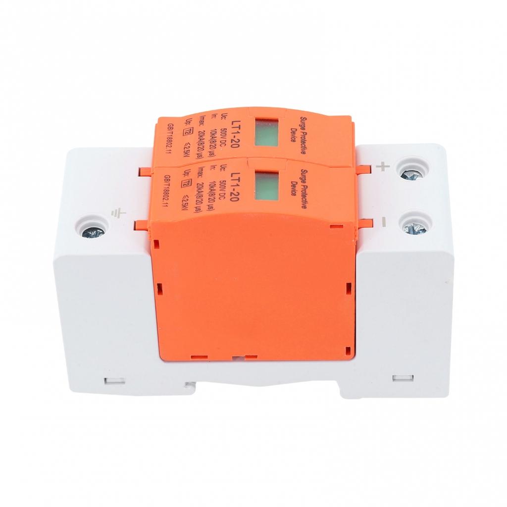 2P Überspannungsschutzgerät 20KA DC 500V 1000V Niederspannung für PV-Systeme