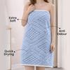 Microfiber Towels for Bath-Jacquard Bath Towel for Men and Women-Soft Coral Fleece Towel with Hook 400 GSM Quick