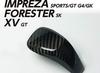 FUKUARE Schwarze Kohlefaser-Schalthebelabdeckung für Forester SK Impreza XV GT und Custom Interieur-Zierleisten Serie, Serie,