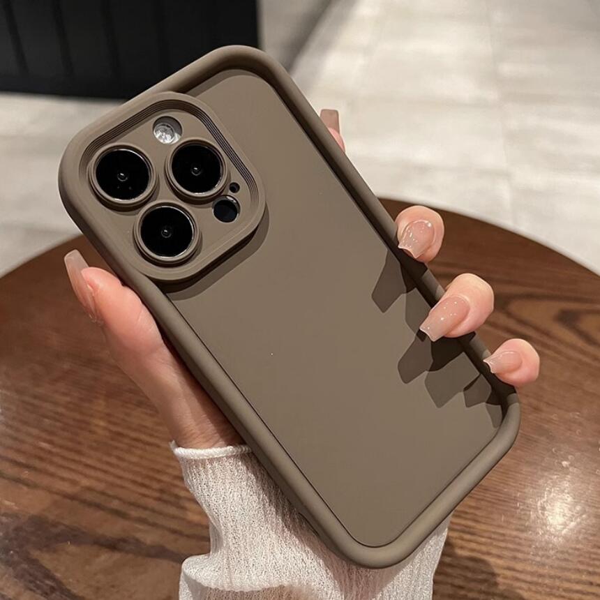 Luxury Candy Color Soft Phone Case For iPhone 16 15 14 13 12 11 Pro Max X XR XS Max 7 8 Plus SE 2022 Shockproof Bumber Cover