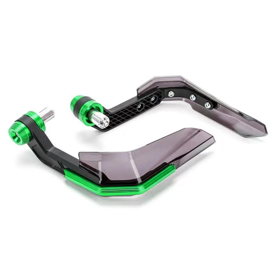 Windproof Universal 7/8" Handlebar Protectors for Motorcycle Scooter Mountain E-Bike Brake Lever Guard with Aluminum Stiffener
