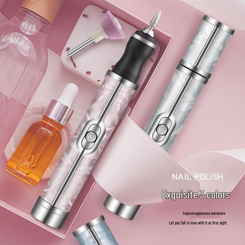 Wireless Electric Nail Grinder: Portable, Rechargeable Manicure and Shaping Tool