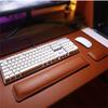 Rest Cushion Leather PU Keyboard Pad Keyboard Hand Rest Wrist Rest Pad Mouse Pad Computer Palm Rest