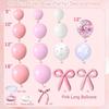 Pink Balloon Chain Set Pink Sequin Balloon Birthday Party Decoration Wedding