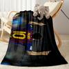 Messi Celebrates Victory Blanket Warmthful Decor Great for Office Chair Picnics Bedding All-Season Use Modern Style
