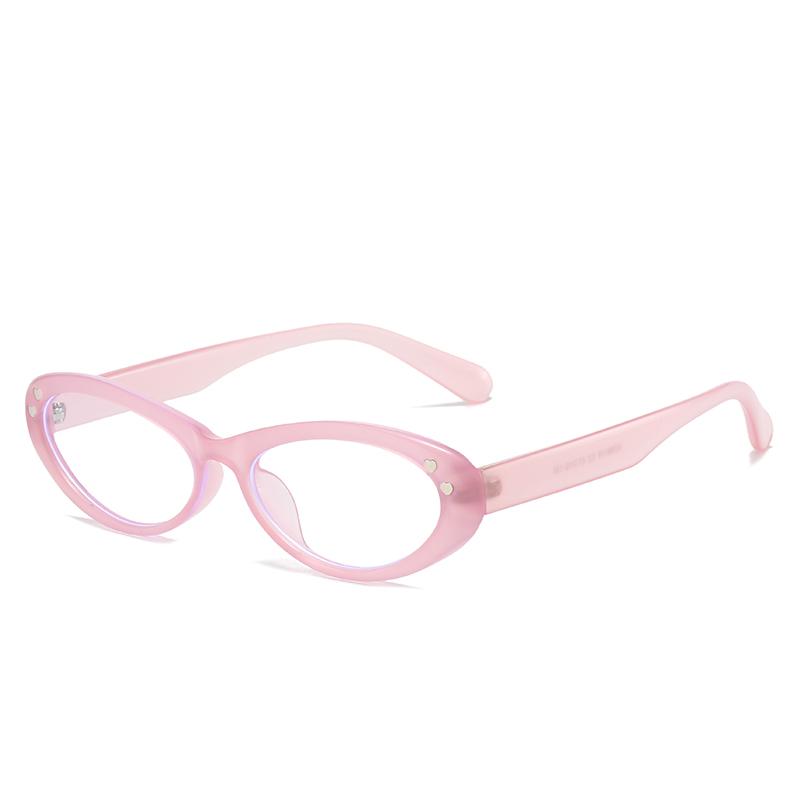 Anti Blue Light Glasses Women Retro Fashion Oval Eyeglasses Blue Light Blocking Computer Glasses for Men and Women
