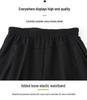 Summer Nine-Point Pants for Middle-Aged & Elderly Women - Loose Fit, Elastic High-Waist, Straight Leg
