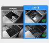 5PCS Center Console Organizer Tray For Tesla Model Y 2026 Model 3 Cup Holder Phone Holder Console Electrostatic Adsorption Cover