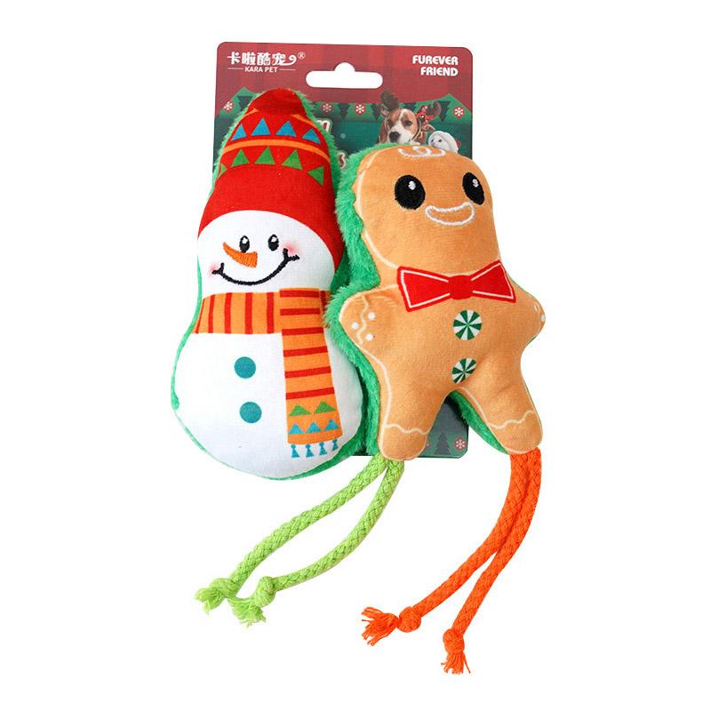 Christmas Plush Cat Toy with Catnip Durable Washable Self-Entertaining Teeth Grinding Chew Toy for Kitten Giochi Per Gatti