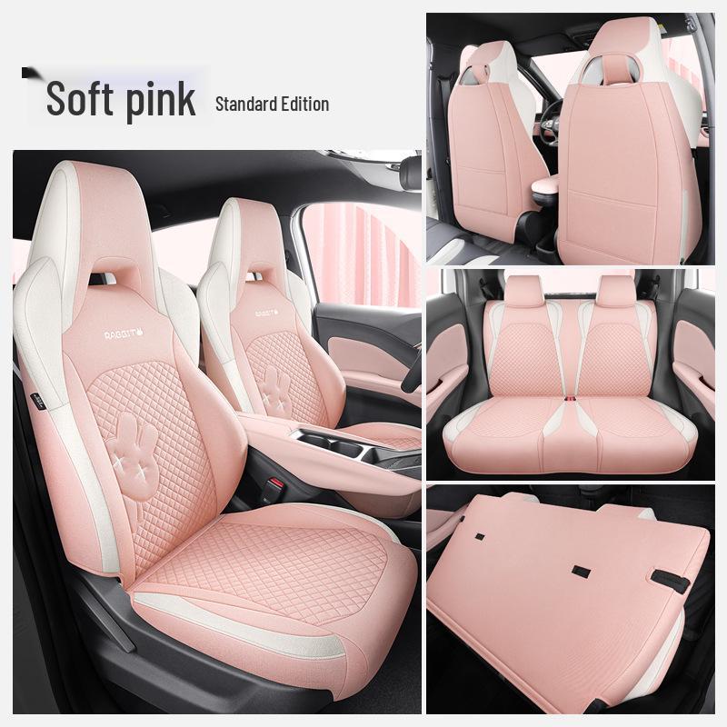 BYD Seagull All-Season Linen Cartoon Seat Cover Cushion